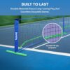 flybold Pickleball Net Set – Lightweight Metal Frame, Easy Setup with Carrying Bag for Indoor & Outdoor Play