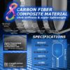 Pickleball Paddles Set of 2 T700 Carbon Fiber USAPA Approved Rackets 4 Outdoor Balls 1 Fashion EVA Carry Bag Hard Case, Core 16MM High Performance Long Grip Starter Kit for Partners Couples Beginners