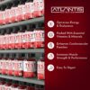 Atlantis Nutrition Testosterone Booster For Men Gummies - Male Enhancement, Boosts Energy, & Optimizes Physical Performance Formulated w/Tribulus, Horny Goat Weed, Saw Palmetto, Maca Root - 60 Gummies