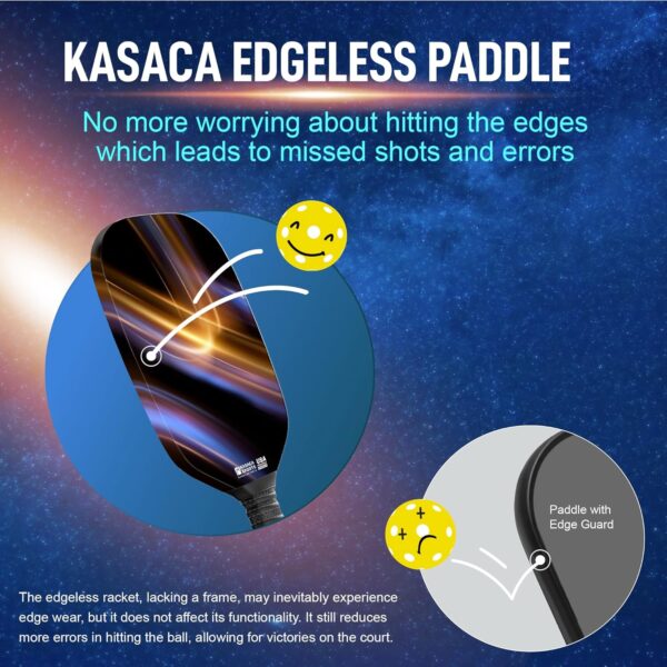 81FpVDPz5lL._AC_SL1500_.jpg Edgeless Graphite T700 Multilayer Carbon Fiber Pickleball Paddles, Longer Handle Comfort Grip, Large Sweet Spots, USAPA Approved, for Intermediate & Advanced Players