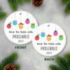 FLAGWIX Pickleball Gifts - Christmas Ornaments 2024 - Ceramic Ornaments for Women, Friends, Pickleball Lovers - Tree Decoration
