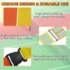 TRINKA Pickleball Court Marking Kit, Temporary Pickleball Court Lines Markers with 2 Tape, Official Size Pickleball Lines Portable Marking Set for Outdoor Indoor Gym Pickleball Tennis (Orange-Yellow)