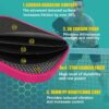 Pickleball Paddles,3K Raw Carbon Fiber Pickleball Paddle Surface with Great Grit & Spin,T700 Pickleball Rackets with Excellent Power,Control & Balance,USAPA Approved,1 Cover,3 Tapes