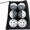 DH Mythic Outdoor Pickleball Dual-Tone Balls 6-Pack, Unique Dual Colors, Mythology-Inspired, 40-Hole High Bounce, USAPA Compliant for Divine Performance