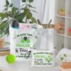 Y1tvei Pickleball Canvas Tote Bag - 2Pcs Pickleball We're More Than Just Friends Cosmetic Tote Bag Set, Reusable Grocery Folding Shopping Bag, Funny Unique Pickleball Gifts for Women Pickleball Lovers