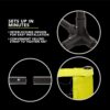 Triumph Sports 4 Square Volleyball/Badminton Combo and Pickleball Combo Accessories Included - Multiple Styles Available