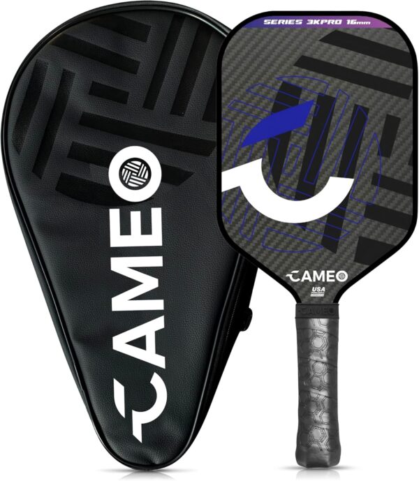 Pickleball Paddles | 3K Graphite Carbon Fiber Pickleball Paddle | 16mm Pickle Ball Paddle | Pickleball Paddles Carbon Fiber Control & Power | Pickleball Racket Pro | USAPA Approved