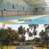 Glodwheat Badminton Net Sports Outdoor Indoor Fitness Badminton Pickleball Replacement Net for Backyard Beach Garden (20 FT x 2.5 FT)