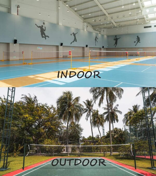 Glodwheat Badminton Net Sports Outdoor Indoor Fitness Badminton Pickleball Replacement Net for Backyard Beach Garden (20 FT x 2.5 FT)