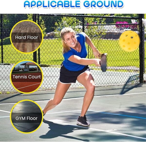 Match Buddy Pickleball Trainer, Rebound Practice Trainer with Adjustable Cord, Stable Water-Fill Base, Indoor and Outdoor Pickleball Training Aid
