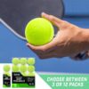 GoSports GS 40 Q-Foam Pickleballs - Quiet Foam Balls for Indoor or Outdoor Practice - 3 Pack