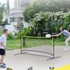 Pickleball Net with Practice Rebounder: 6ft Wide Pickleball Trainer - Practice Rebounder for Solo and Dink Pickle Ball Training