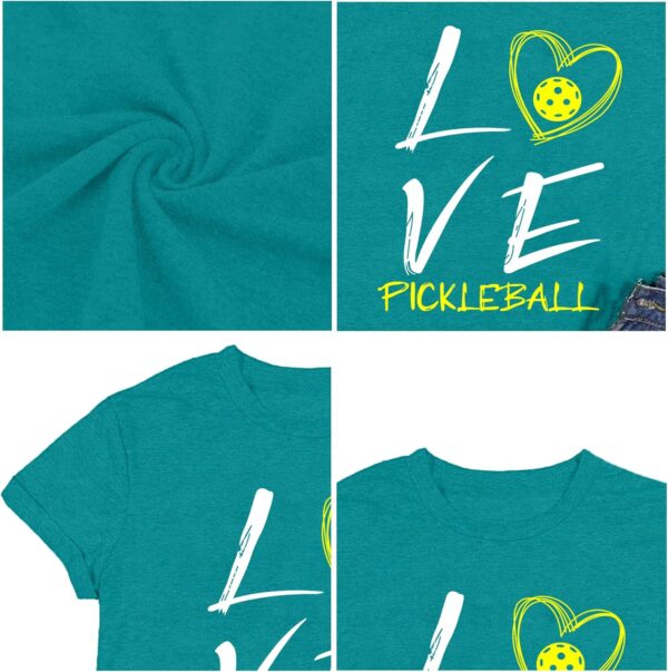 LBP Women Pickleball Shirt Love Pickball T-Shirt Pickleball Lover Player Tee Tops