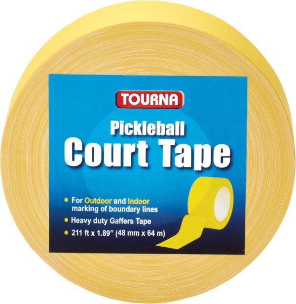 TOURNA Pickleball Court Line Tape for Outdoor and Indoor Pickleball Courts