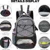 WOLT Tennis Bag - Large Tennis Racket Backpack for Men & Women - Ventilated Shoe Compartment - Holds 2 Rackets