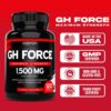 HGH Supplements for Men & Women (120 Count) 1500mg Support Muscle Growth & Healthy Levels of Human Growth Hormone - Promote Healthy Muscle & Recovery For Men Post Workout Supplement - USA Made