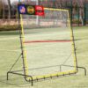 Pickleball Rebounder Net 6.5FT Portable Tennis Practice Wall Rebound Net Adjustable Tilt, Sport Training Equipment Bounce Back Net, for Court Backyard and Indoor & Outdoor