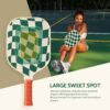 Pickleball Paddles Set of 2/4 - USAPA Approved Graphite/Fiberglass Pickleball Racket, 2/4 Pickleball Rackets, 4 Balls and 1 Portable Carry Bag, Pickle Ball Set for Men Women