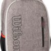 WILSON Team Tennis Racket Bag - Heather Green and Heather Grey