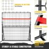 6x6FT Pickleball Rebound Net For Dinks Volleys Hits Training,Angle Adjustable Pickle ball Practice Rebounder Net For Outdoor Indoor Driveway Backyard,2 In 1 Pickleball Trainer For All Players