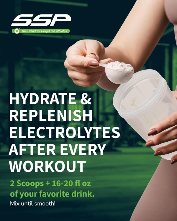 SSP Post-Workout Recovery Powder - Whey Protein Hydrolysate & BCAA Drink - BSCG Standard Sports Supplement - Raspberry Lemonade Flavored Nutrition