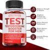 Atlantis Nutrition Testosterone Booster For Men Gummies - Male Enhancement, Boosts Energy, & Optimizes Physical Performance Formulated w/Tribulus, Horny Goat Weed, Saw Palmetto, Maca Root - 60 Gummies