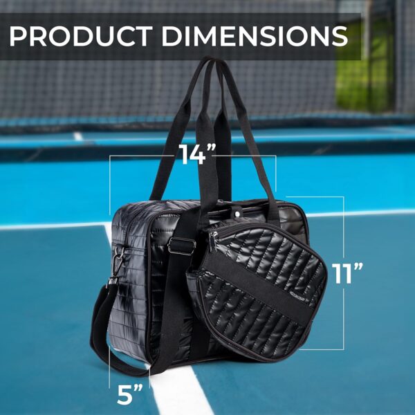 Pickleball Bags for Women with Fence Hook | Durable Womens Pickleball Bag Tote | Versatile Pickleball Bag for Men and Women