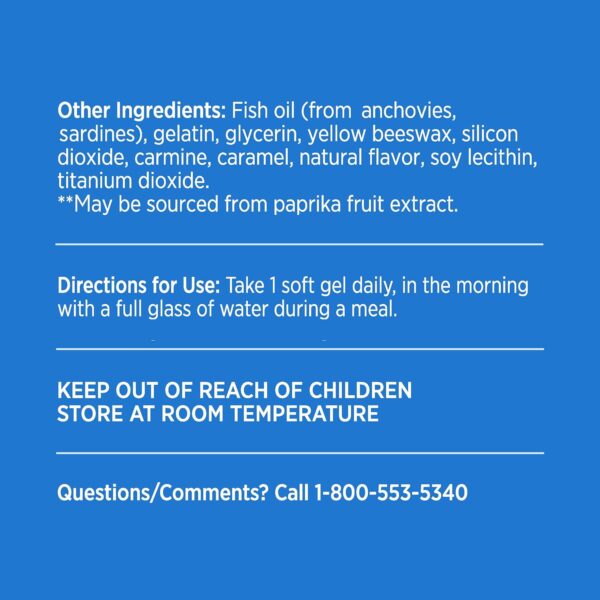 Ocuvite Adult 50+ Eye Vitamins and Mineral Supplements with Lutein, Zeaxanthin and Omega-3 from Bausch + Lomb 90 Soft Gels