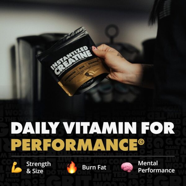 Gains in Bulk Instantized Creatine Monohydrate for Women and Men, Soluble Pre Workout Powder, Supports Muscle Building, Strength and Performance, Bodybuilding Supplements, Unflavored, 30 Servings