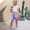 JESKIDS Girls' Tennis Golf Skirts with Shorts Pickleball Athletic Pleated Skort 6~13T
