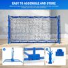 Pickleball Practice Net, Rebounder for Dink Volley Solo Training, Mini Small Pickleball Net for Competitive Game, Portable Convertible Setup for Outdoor Driveway Backyard, Easy Store for Indoor Garage