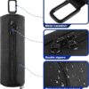 Cosmos Pickleball Ball Holder, Portable Carrying Storage Bag with Hook, Travel Accessory Pouch Holds 3 Pickleball Balls
