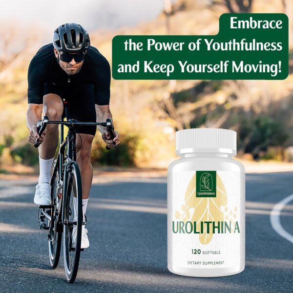 Urolithin A Supplement 2000MG - for Healthy Aging, Antioxidants and Mitochondrial Support - High Purity & Potency - 120 Softgels - 2 Month Supply
