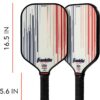 Franklin Sports Pro Pickleball Paddles - Signature Series Pro Pickleball Paddle with MaxGrit Surface - USA Pickleball (USAPA) Approved Tournament Pickleball Paddles - 13mm + 16mm Polypropylene Cores