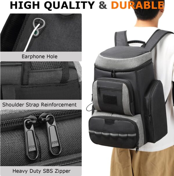 Pickleball Bag for Women & Men Pickleball Backpack with Shoe Compartment & Insulated Pocket Sports Backpack for Paddels, Balls, Accessories