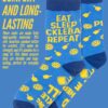 InnoBeta Funny Pickleball Gifts: One Size Crew Socks, I'd Rather Be Playing