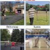 Hoverphenix 10FT Mini Pickleball Net, 4FT Adjustable Height Dink Training Rebounder Net with Paddles Set of 2, Pickleballs and Carry Bag for Outdoor Indoor Driveway Game, Easy Setup