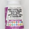 Clean Nutraceuticals Milk Thistle NAC Chanca Piedra Beet Root Artichoke Dandelion Root - Liver Cleanse Detox & Repair Supplement Plus TUDCA Choline & Ginger 60 Count