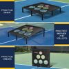 Pro Pickleball Target Net - Pickle Ball Training Aid and Social Games Pickle Ball Practice Equipment, Target System, Dink Pad Practice, Drive and Drop Shot Trainer