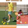 TNZMART Adjustable Pickleball Retriever Portable Pickle Balls Picker Multifunction Ball Collector for Picking and Storage