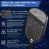 OXIKEN 10/13/16 mm Pickleball Paddles 2025 USAPA Approved T700 Carbon Fiber Pickle Paddle (CFS), High Grit & Spin, Honeycomb Core, 5.5” Elongated Handle, Anti Slip Sweat Absorbing Grip with Cover Case