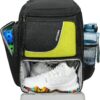 Pickleball Bag for Men and Women, Pickleball Backpack Fits 4 Paddles, Pickleball Equipment Bag with Shoe Compartment
