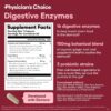 Physician's CHOICE Digestive Enzymes - Multi Enzymes, Organic Prebiotics & Probiotics for Digestive Health & Gut Health - Meal Time Discomfort Relief & Bloating - Dual Action Approach - 60 CT