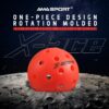 AMA Sport X-ACE Pickleballs - 40 Hole Outdoor Pickleball Balls- Crack-Resistant ONE Piece Balls - 100% POP for Immediate Feedback - Quick Start Tech and Advanced Performance