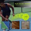 12-Pack Premium Outdoor Pickleball Balls | 40 Holes Fluorescent Green Balls | All-Surface Play | Crack-Resistance | Convenient Drawstring Mesh Bag | USAPA Official Size and Weight