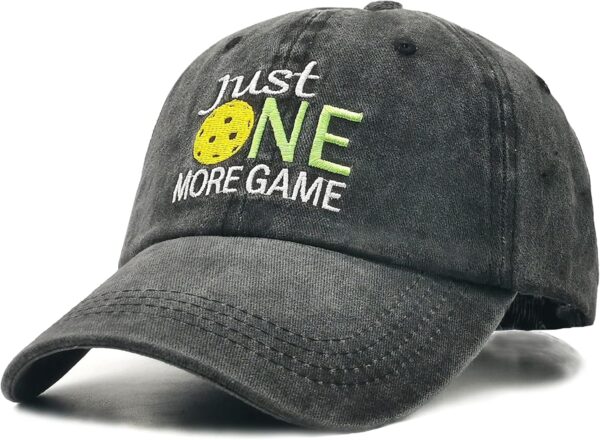 NVJUI JUFOPL Embroidered Pickleball Hat for Men Women, Funny Baseball Cap