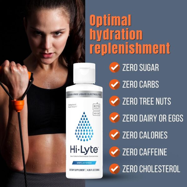 Hi-Lyte Electrolytes for Fasting, Immune Support and Rapid Hydration | 48 Servings | NO Calories NO Sugar | 20%+ More Potassium, Magnesium & Zinc