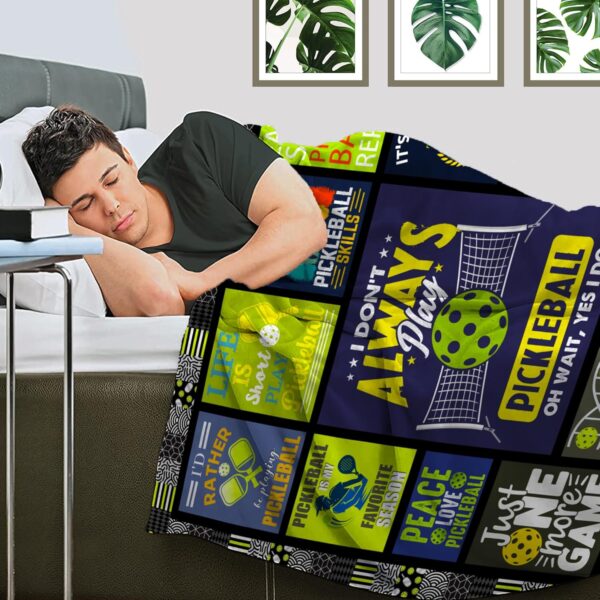 Pickleball Blanket，Pickleball Blanket Gifts，Pickleball Gifts for Women Men，Gifts for Pickleball Lovers，Pickleball Accessories Gifts for Women, Best Pickleballl Team Gifts 50"x40"