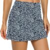 LouKeith Tennis Skirts for Women Golf Athletic Activewear Skorts Mini Summer Workout Running Shorts with Pockets