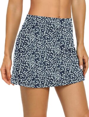 LouKeith Tennis Skirts for Women Golf Athletic Activewear Skorts Mini Summer Workout Running Shorts with Pockets